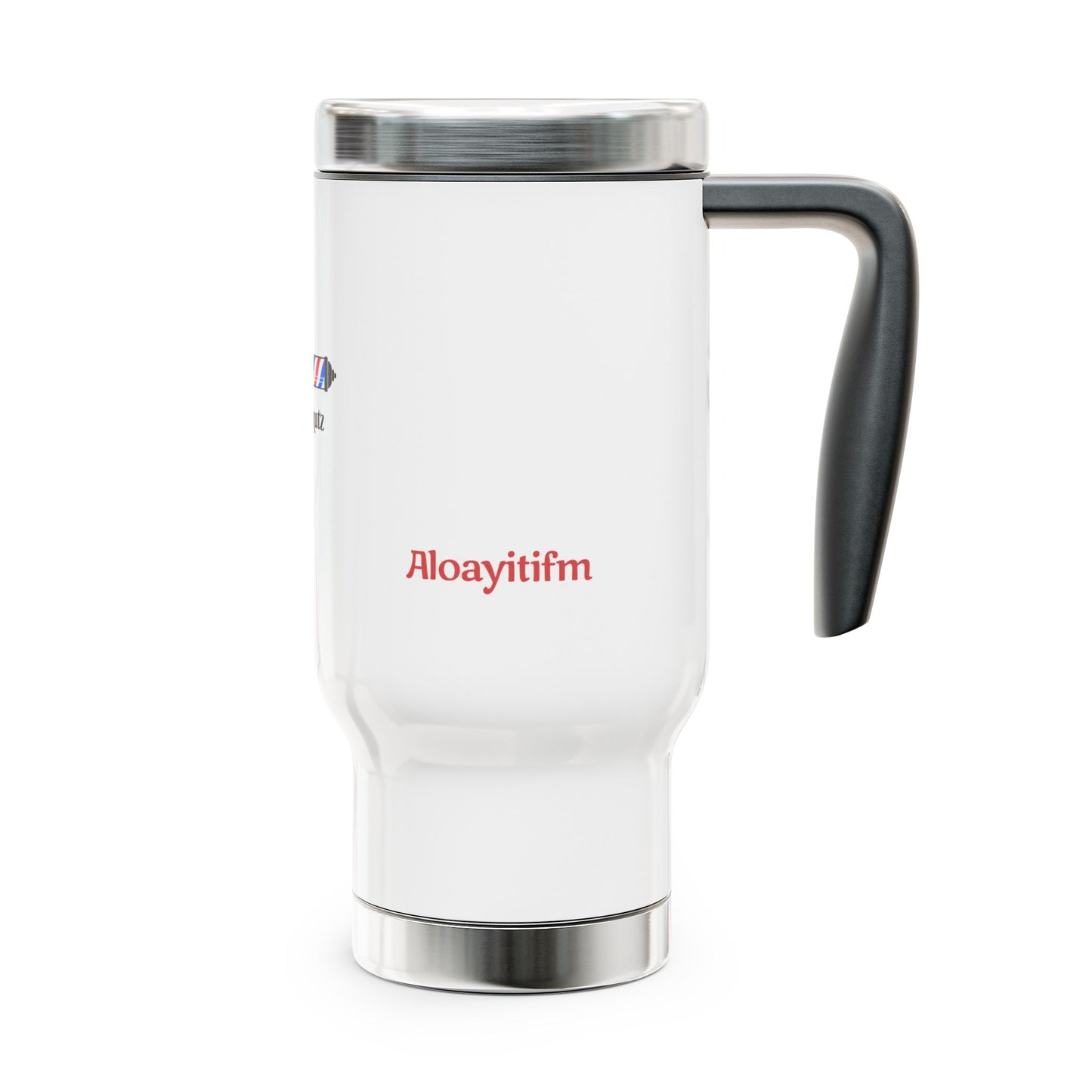 Stainless Steel Travel Mug with Handle, 14oz