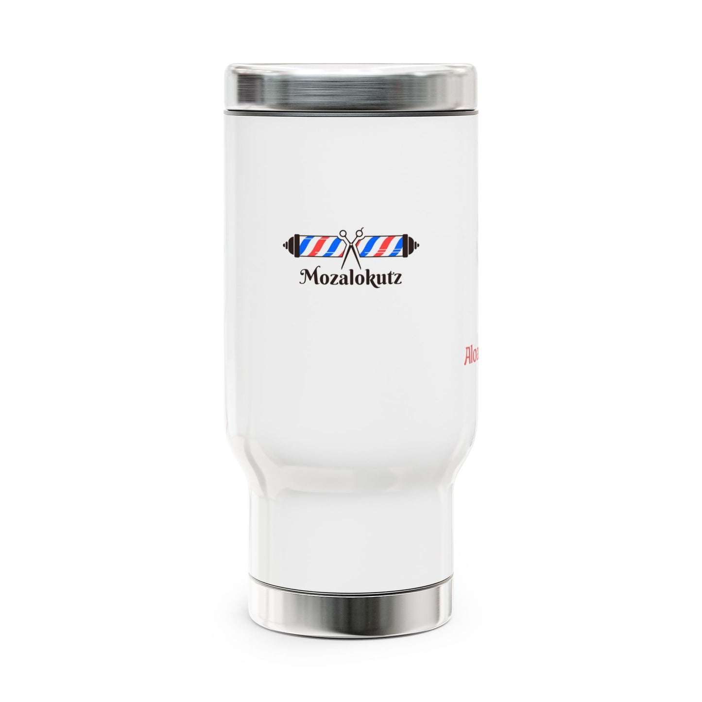 Stainless Steel Travel Mug with Handle, 14oz