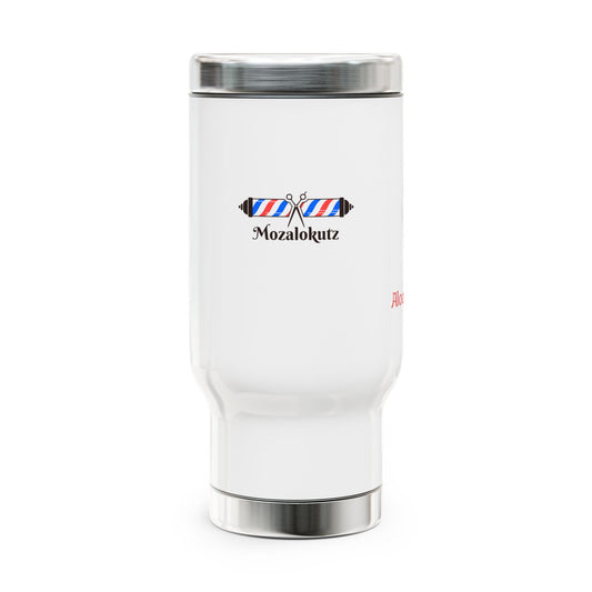 Stainless Steel Travel Mug with Handle, 14oz