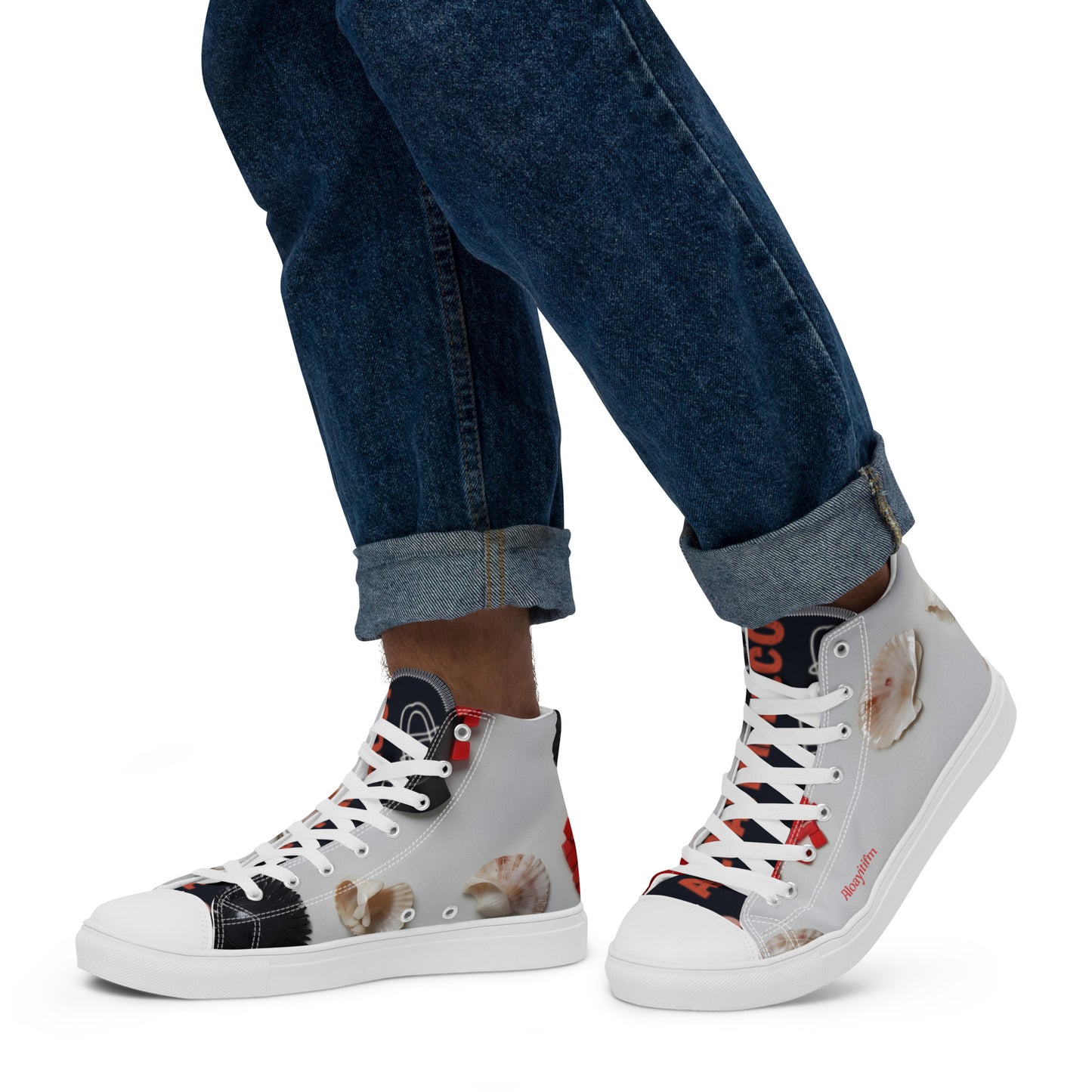 Men’s high top canvas shoes