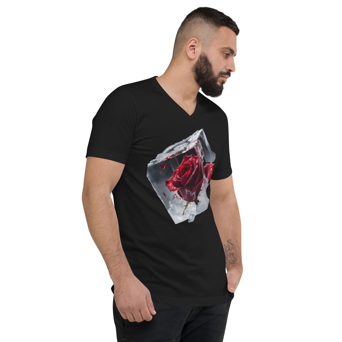 Unisex Short Sleeve V-Neck T-Shirt