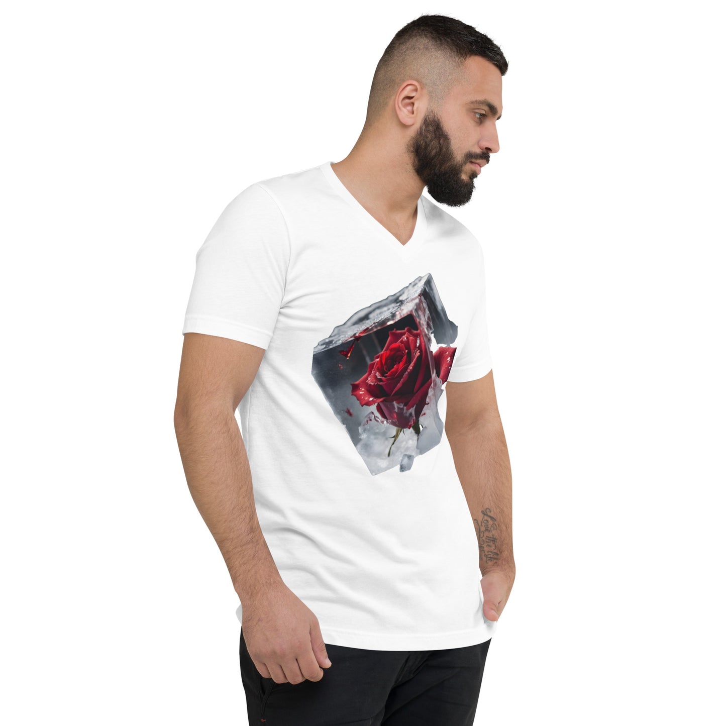 Unisex Short Sleeve V-Neck T-Shirt